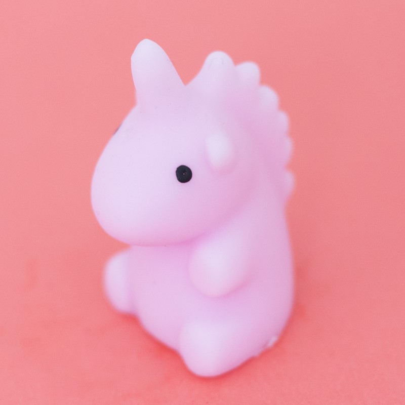 Acheter mini squishy licorne rose anti-stress en ligne