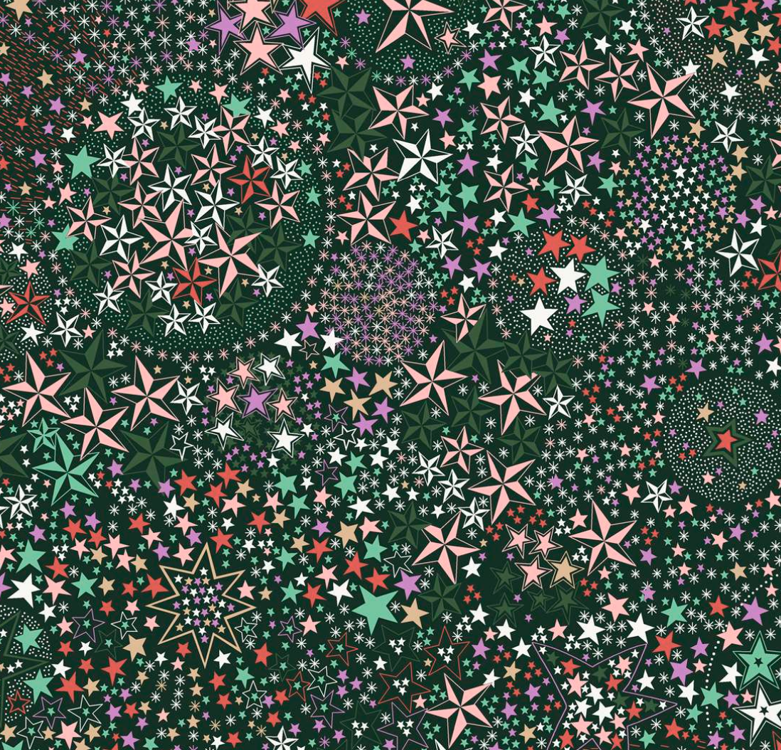 Liberty Tana Lawn™ Adelajda\'s Wish vert coloris Y 20 x 137 cm