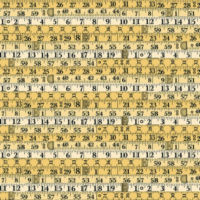 Tissu Sewing Tape Yellow 20 x 110 cm