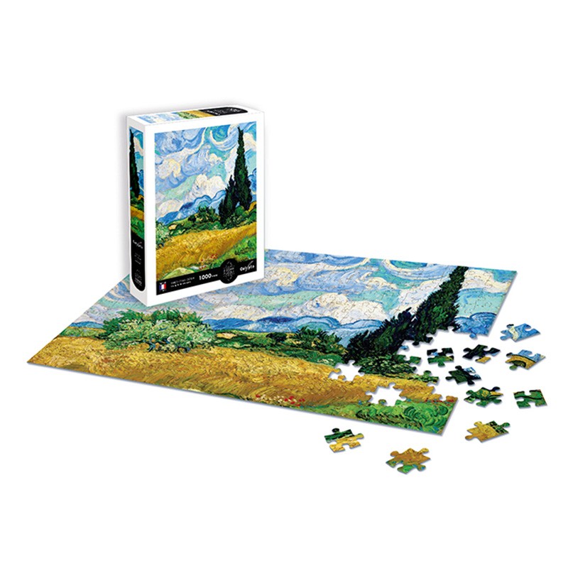 puzzle-1000-pieces-champ-de-ble-avec-cypres-vincent-van-gogh-2