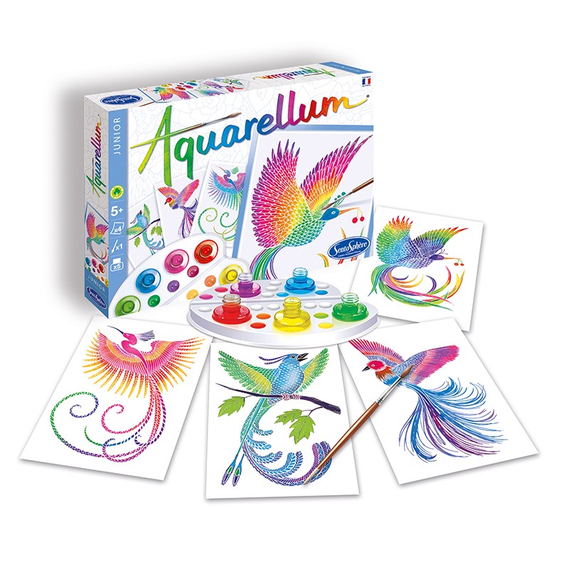 Aquarellum junior : les 3 mousquetaires (4 tableaux assortis) - Eveil/Les  kits créatifs - 7ème étoile