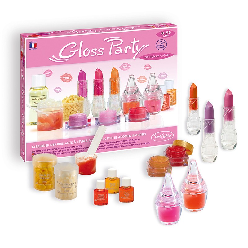 Atelier cosmétique pour enfant: fabrication Gloss scintillant