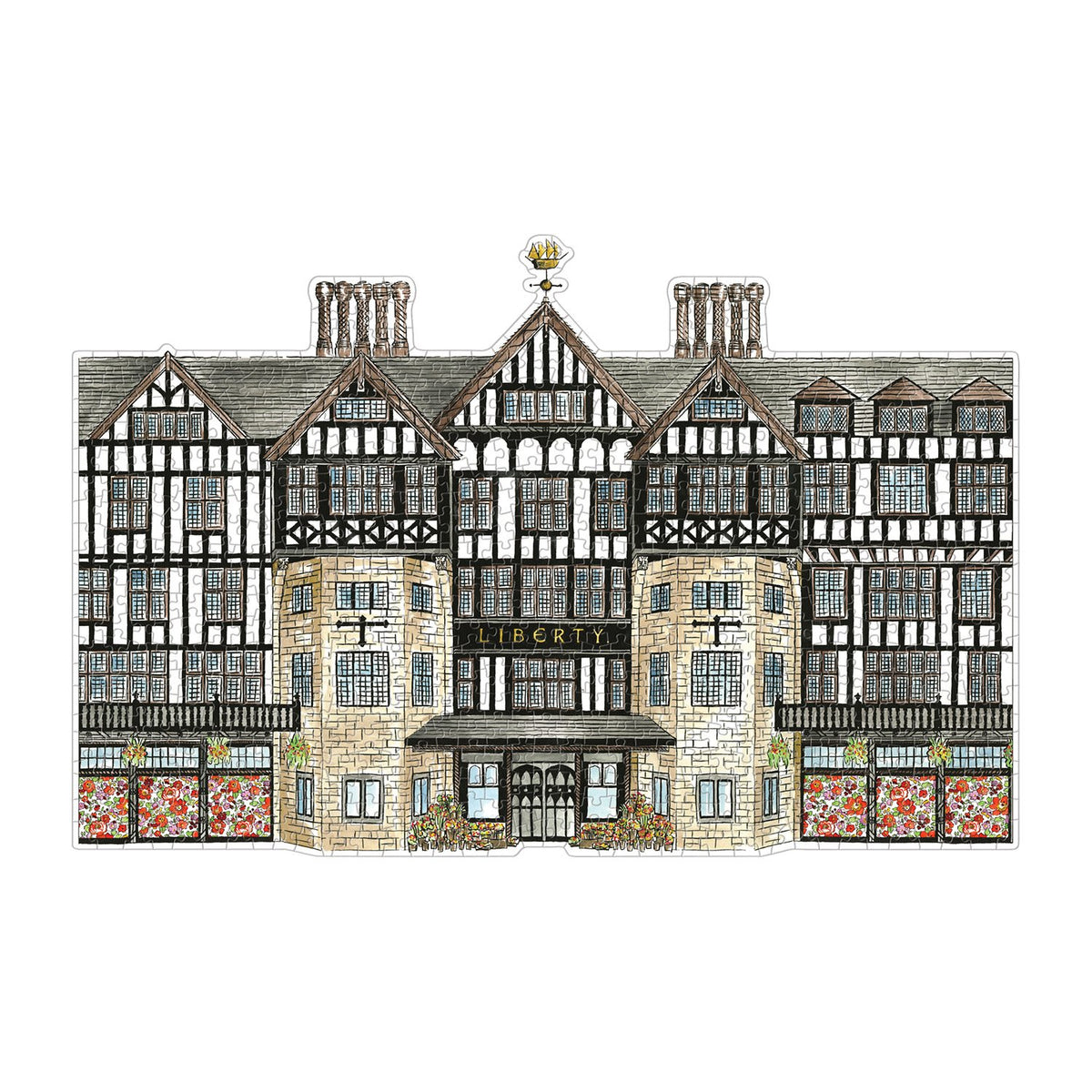 liberty-london-tudor-building-750-piece-shaped-puzzle-750-piece-puzzles-liberty-london-collection-155621
