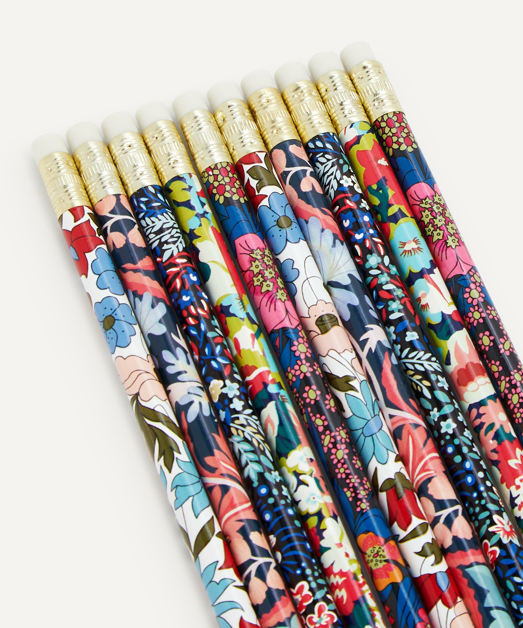 Set de 10 crayons gris Liberty Floral