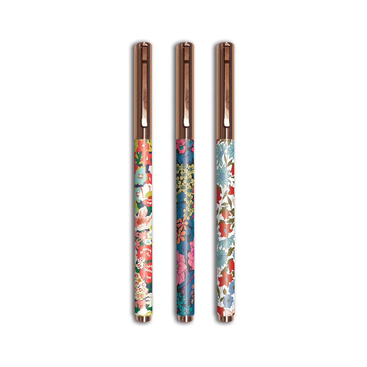 Set de 3 stylos métal Liberty Floral