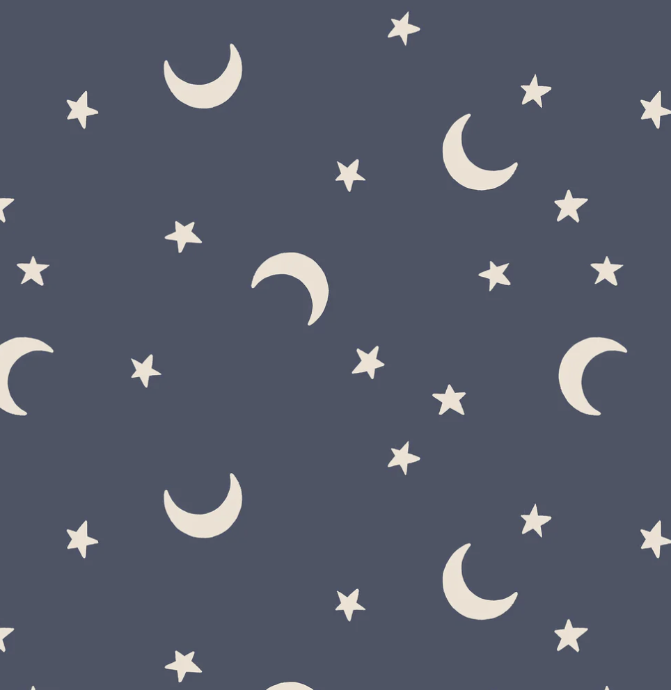 Sweat léger Christmas Lune et Etoiles 20 x 145 cm