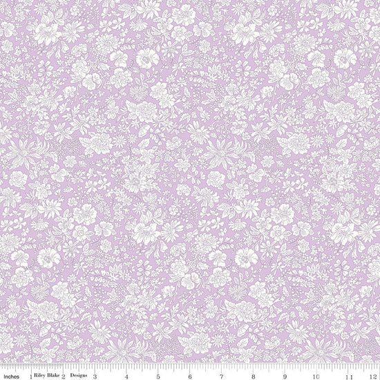Tissu Emily Belle violet 20 x 110 cm