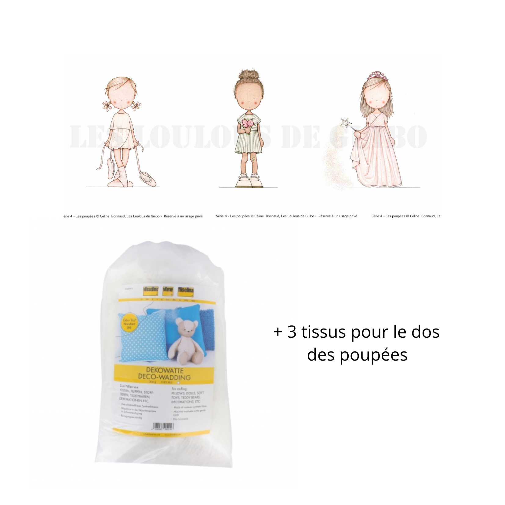 KIT Les Loulous de Guibo - Les grandes poupées - Série 4