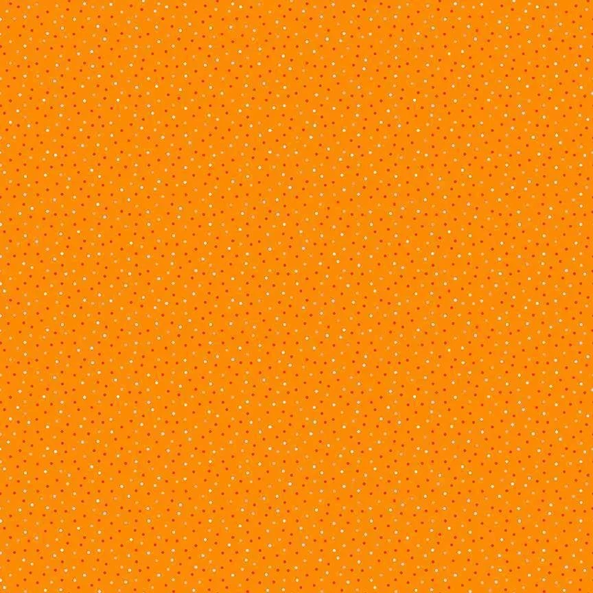 Tissu Pips mini pois Orange 20 x 110 cm