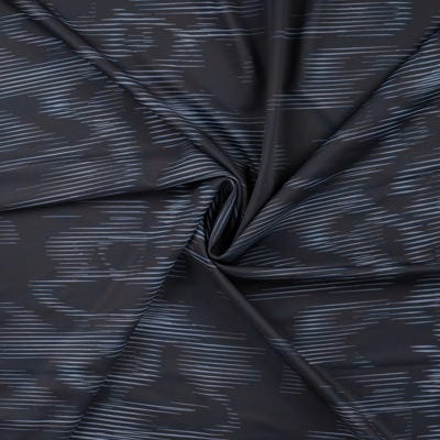Lycra gamme Sport noir gradient wave 20 x 145 cm
