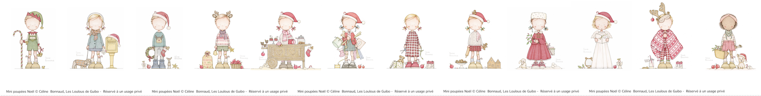 MINI POUPEES NOEL