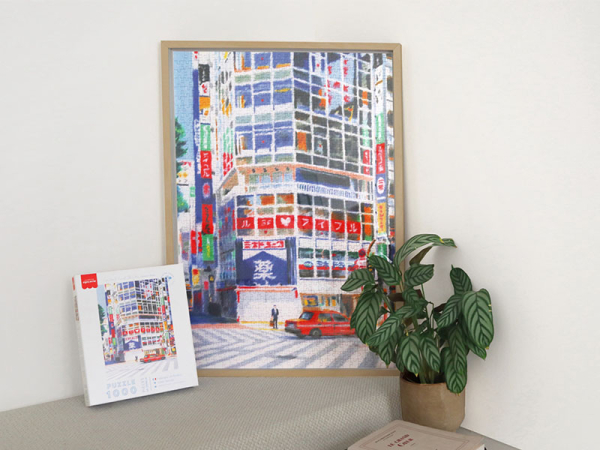 puzzle-central-road-shinjuku-par-clement-thoby-1000-pieces-2