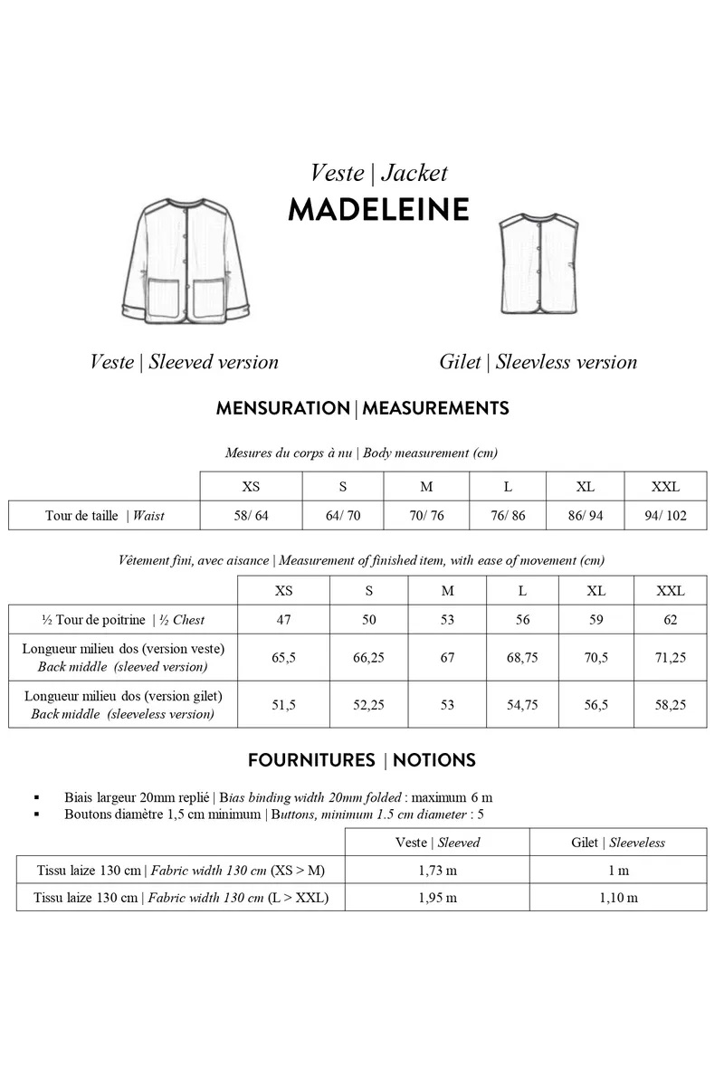 patron madeleine