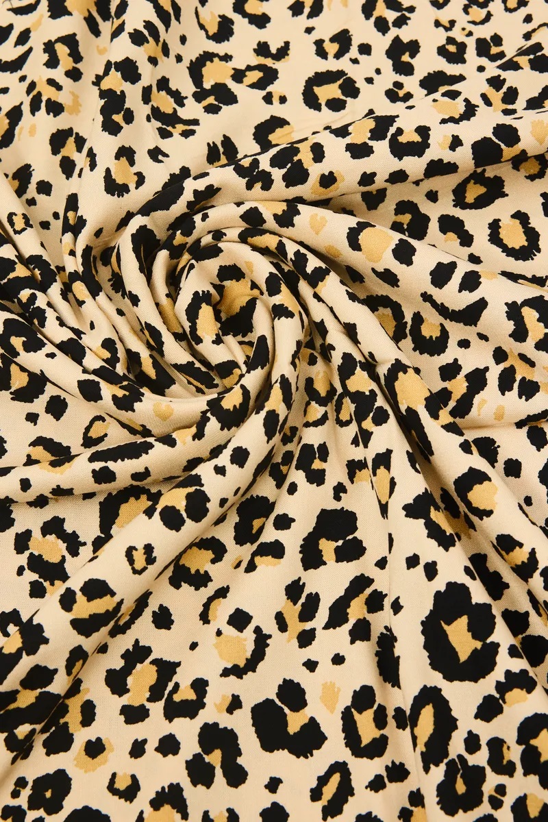 viscose léopard