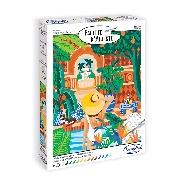 Palette D'artiste - Riad à Marrakech - Un Jeu SentoSphère - BCD JEUX