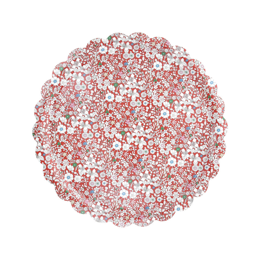 [292686] Petit plateau Red June’s Meadow Liberty x Meri Meri - 1 plateau