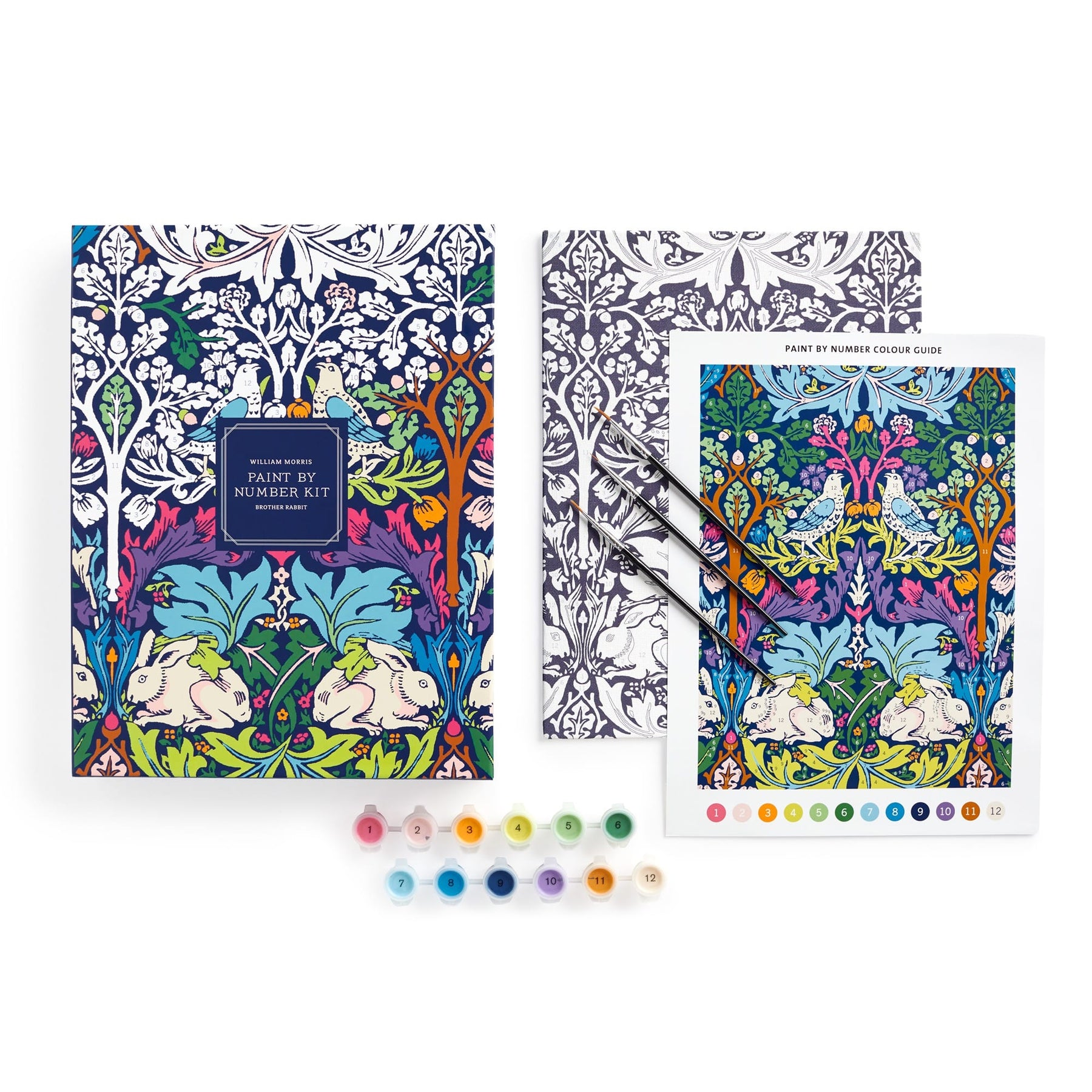 GA_PaintByNumberKit_9x12_WilliamMorris_BrotherRabbit_INT8_9780735388703