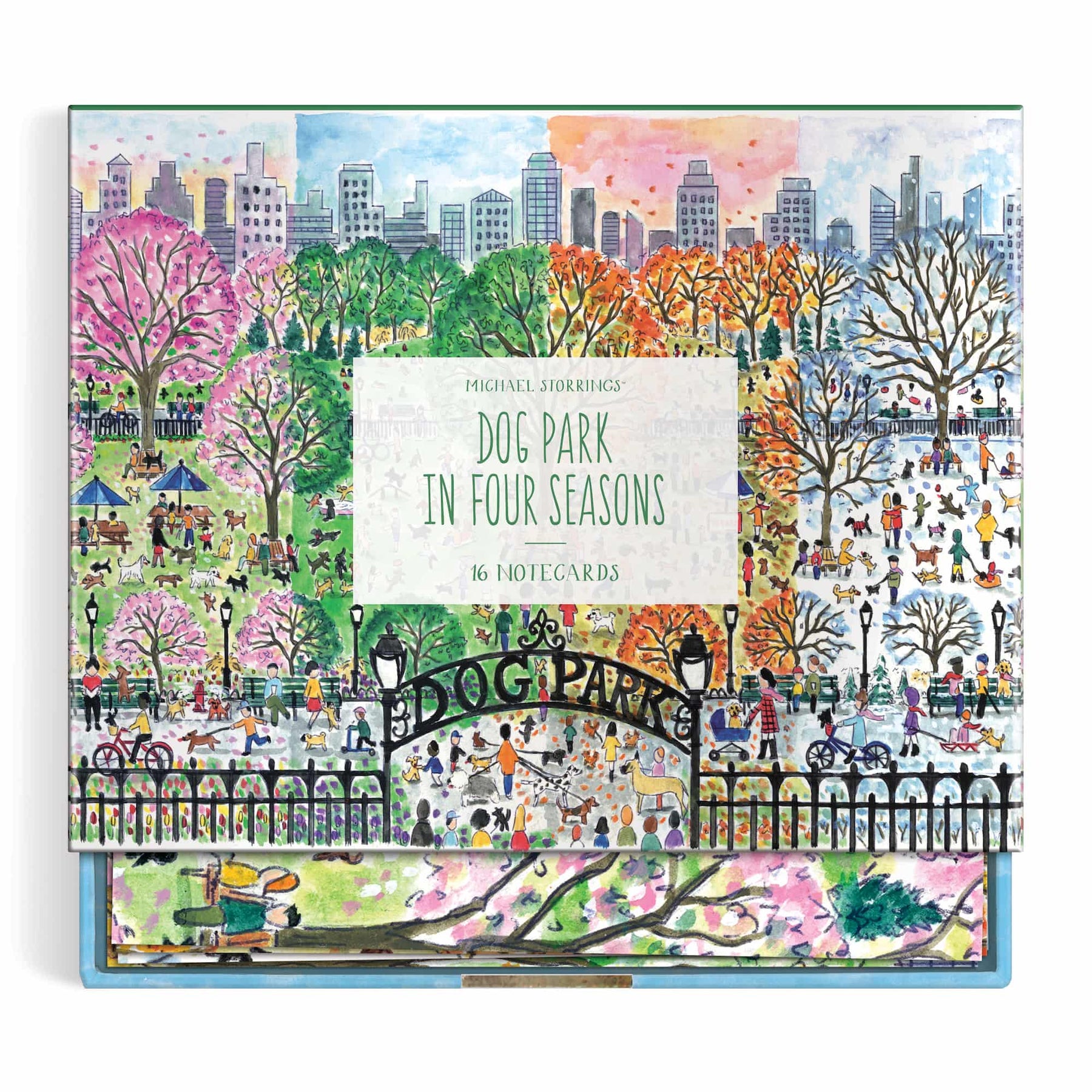 michael-storrings-dog-park-in-four-seasons-greeting-card-assortment-michael-storrings-215544