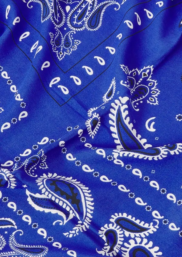 viscose bandana bleu 2