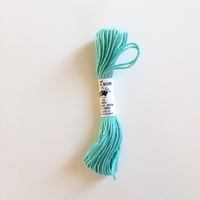 Echeveau de 5m de soie d'Alger menthe coloris 5012