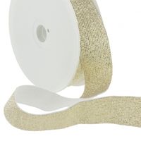 Elastique lurex 30mm doré x10cm