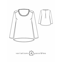 Patron blouse Bohème (34-48)