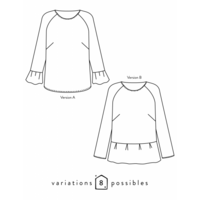 Patron blouse Stockholm (34-48)