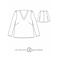 Patron blouse Idylle (34-48)