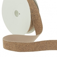Elastique lurex 20mm cuivre x10cm