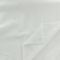 Tissu éponge de bambou blanc 20 x 140 cm