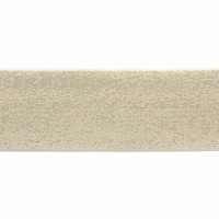 Elastique luxe blanc lurex doré 40mm x 10cm