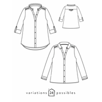 Patron Chemise ou Robe Azur