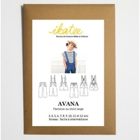Patron pantalon ou short AVANA 3-12 ANS