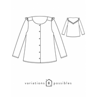 Patron blouse Vertige (34-48)