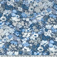 Liberty Thorpe bleu coloris E 20 x 137 cm