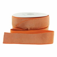 Elastique luxe orange lurex doré 40mm x 10cm