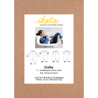 Patron combinaison pyjama mixte GABY 3-12 ANS
