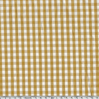 Vichy moutarde 20 x 140 cm