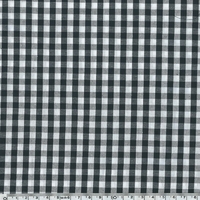 Vichy réglisse 20 x 140 cm