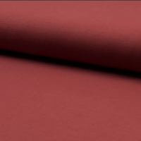 Jersey 95% coton 5% spandex rouille 20 x 140 cm