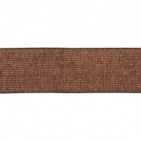 Elastique lurex cuivre/noir 40mm x 10cm