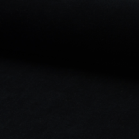 Jersey velours lisse (nicky) coloris noir 20 x 140 cm
