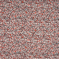 COUPON de viscose pointillisme fond nude 44 x 140 cm