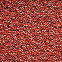 COUPON de viscose pointillisme fond rouille 75 x 140 cm