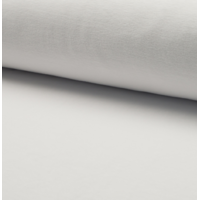 Jersey velours lisse (nicky) coloris blanc 20 x 140 cm