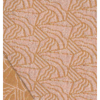 Jacquard Prisme abricot doré 20 x 150 cm