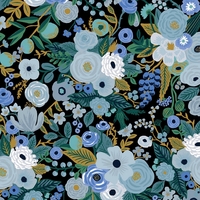 Coton Rifle Paper Garden Party Blue 20 x 110 cm