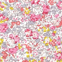 COUPON de Liberty Organic Tana Lawn™ Claire Aude rose coloris A 88 x 137 cm
