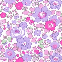Liberty Tana Lawn™ Betsy neon purple coloris F 20 x 137 cm