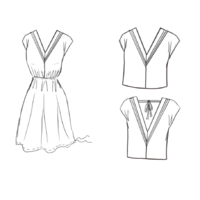 Patron robe / blouse Byzance
